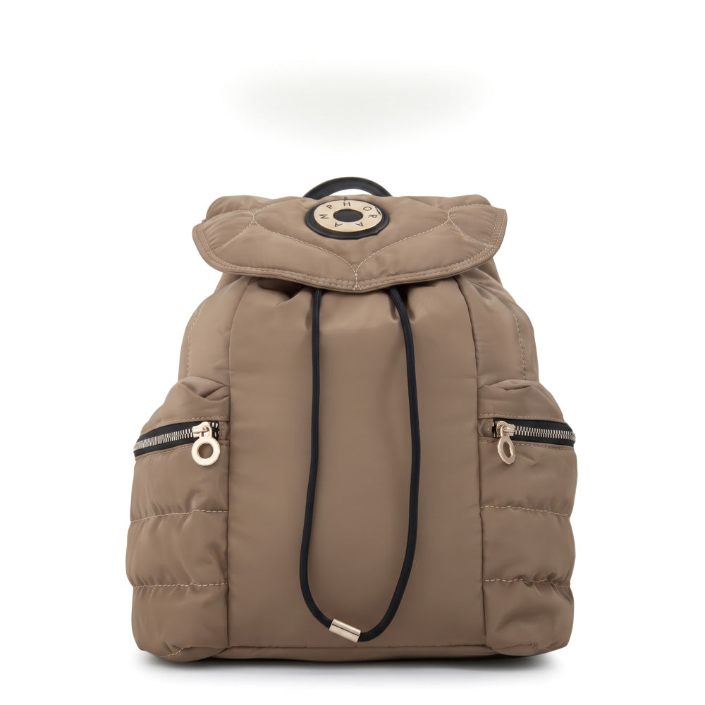 Mochila oran mediana beige oscuro