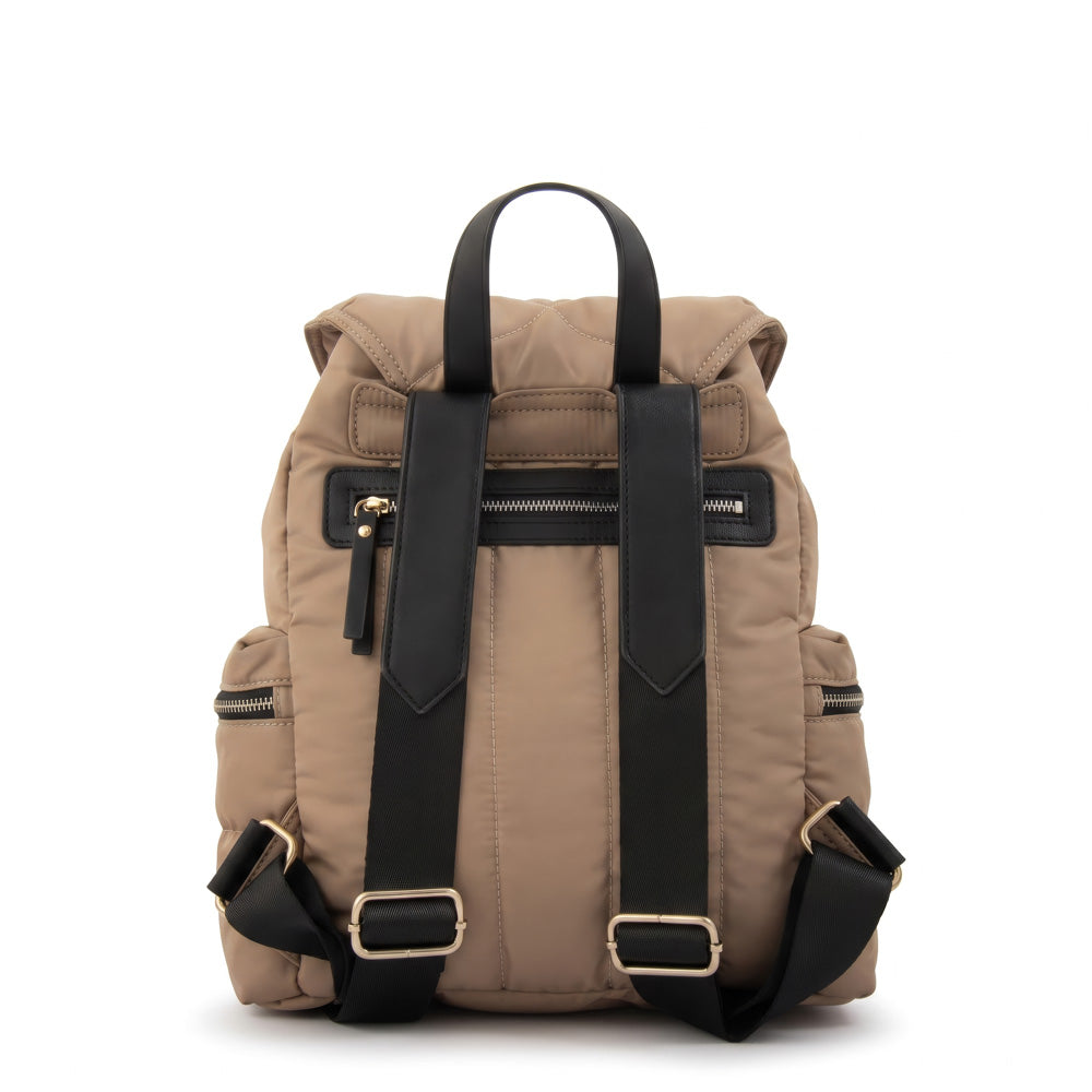 Mochila oran mediana beige oscuro