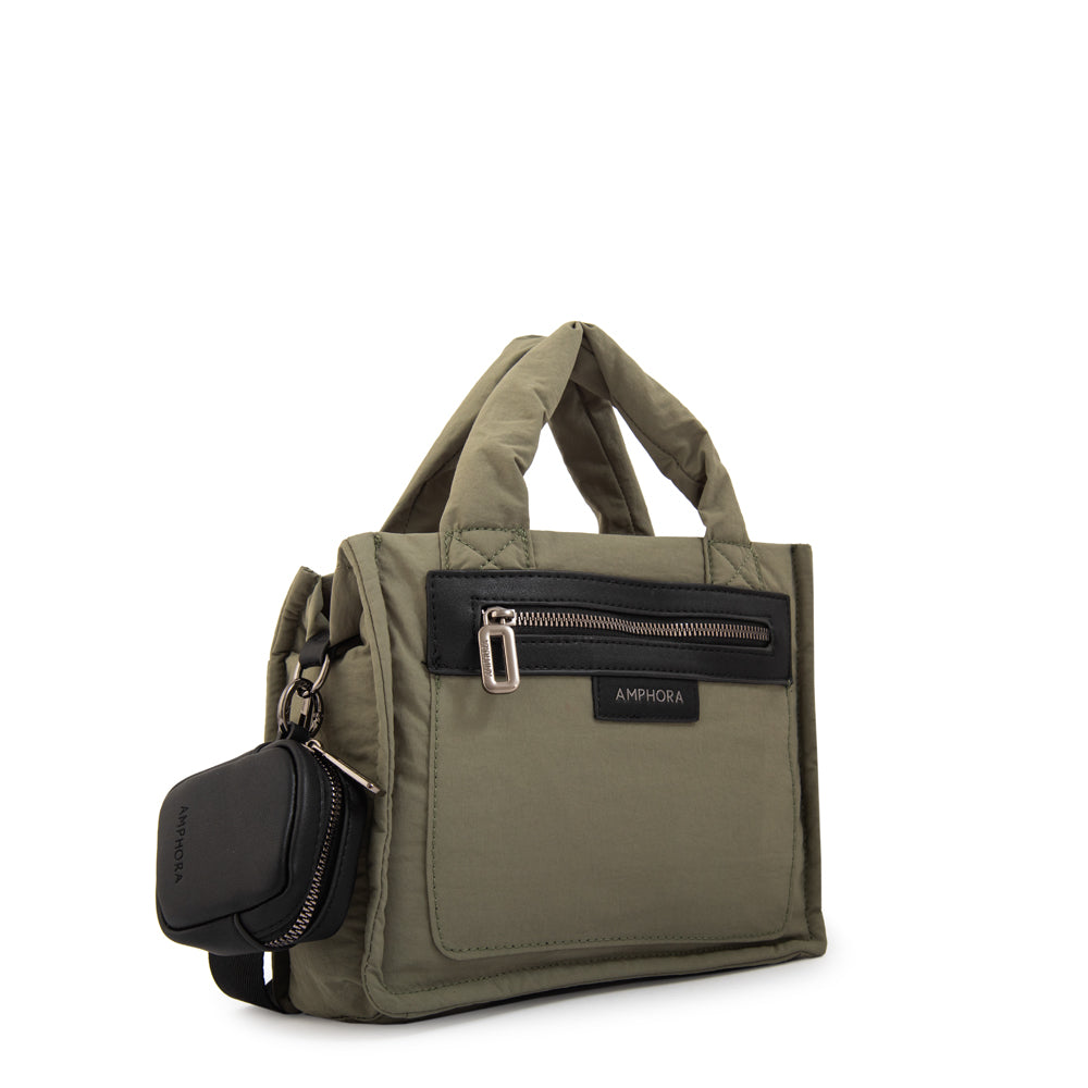 Cartera bandolera daliet mediana verde oliva