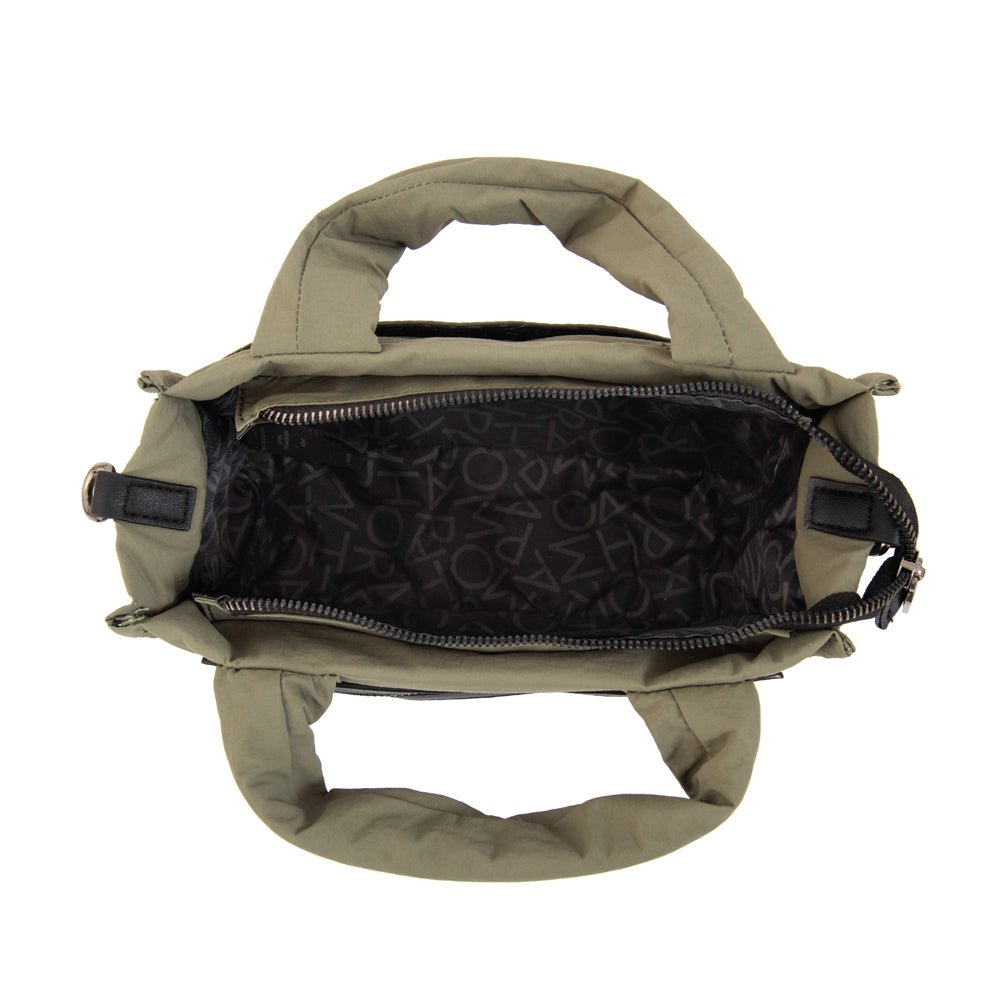 Cartera bandolera daliet mediana verde oliva