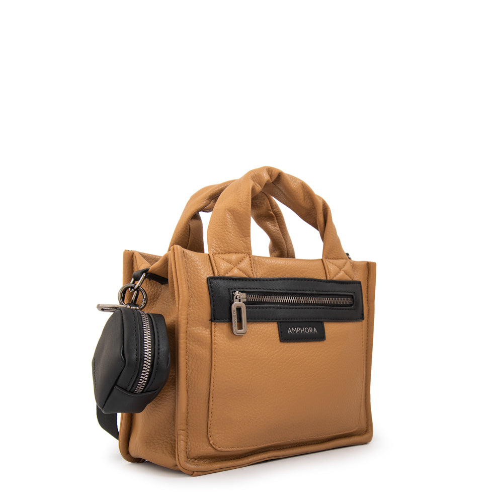 Cartera bandolera daliet mediana camel