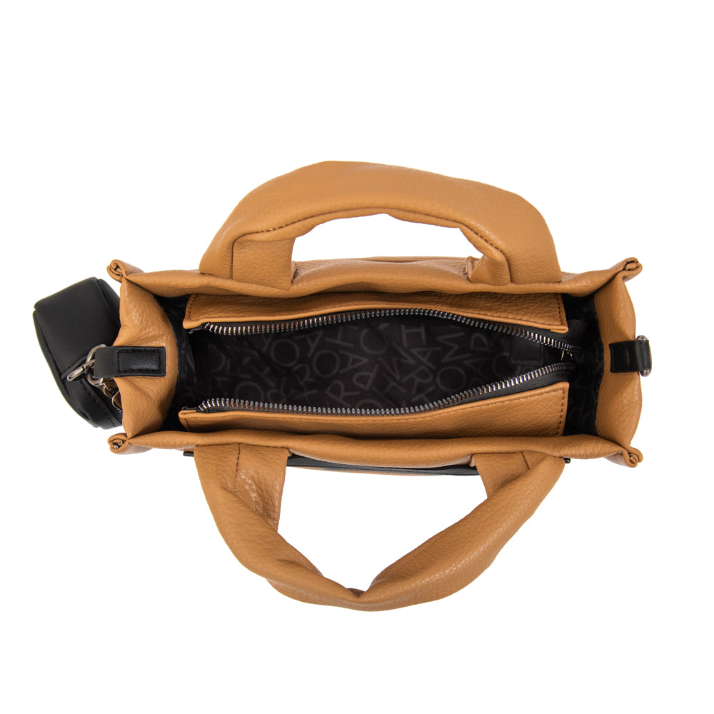 Cartera bandolera daliet mediana camel