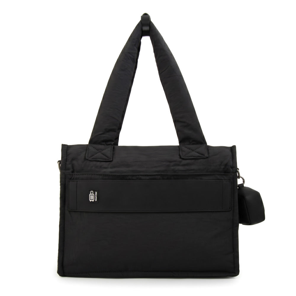 Cartera tote porta notebook daliet negro