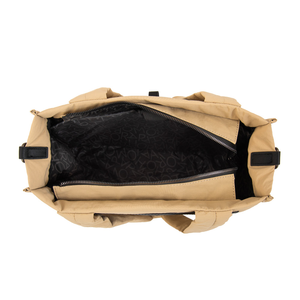 Cartera tote porta notebook daliet beige