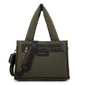 Cartera tote porta notebook daliet verde oliva
