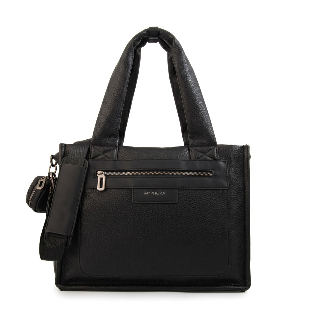 Cartera tote porta notebook daliet negro