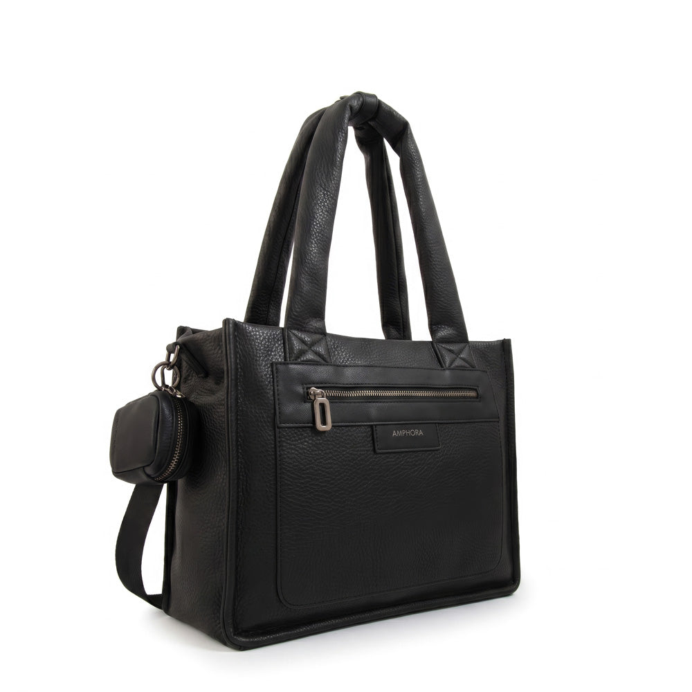 Cartera tote porta notebook daliet negro