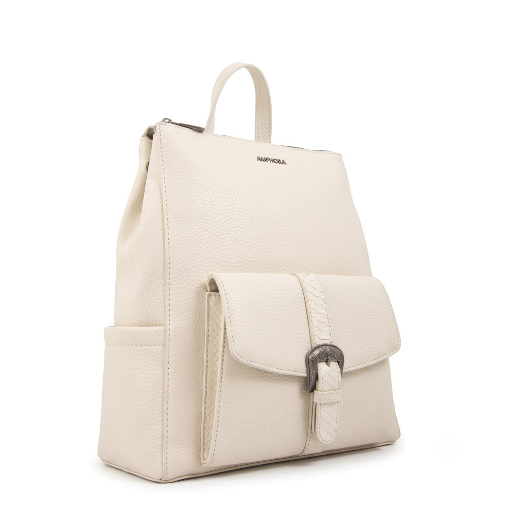 Mochila victorina mediana blanco
