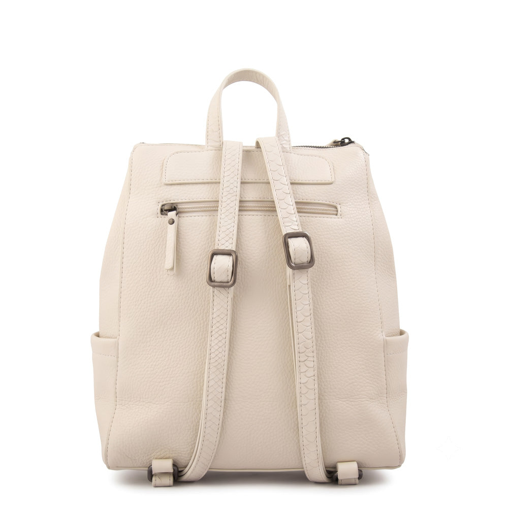 Mochila victorina mediana blanco