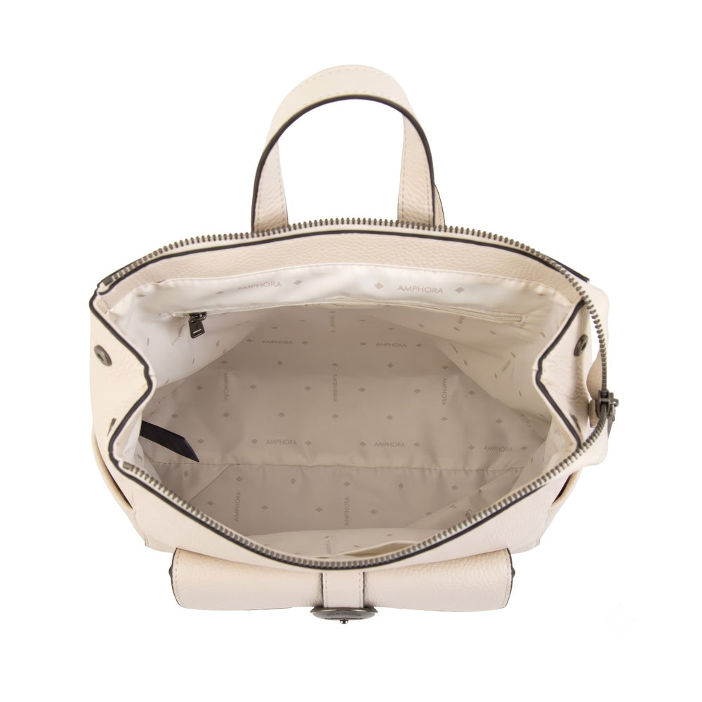 Mochila victorina mediana blanco