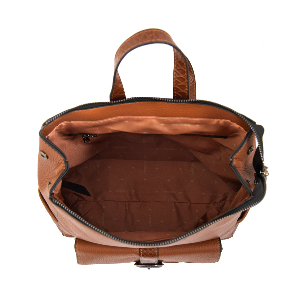 Mochila victorina mediana café
