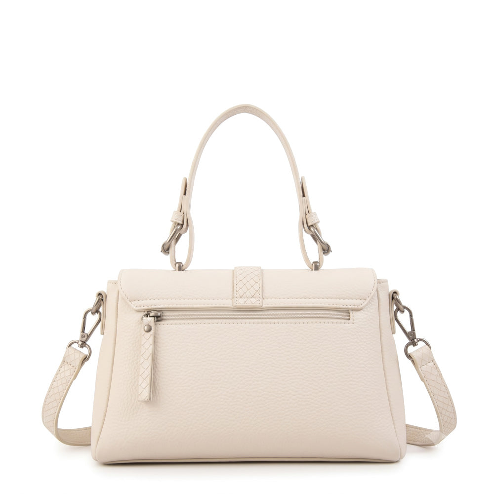Cartera bandolera victorina mediana blanco