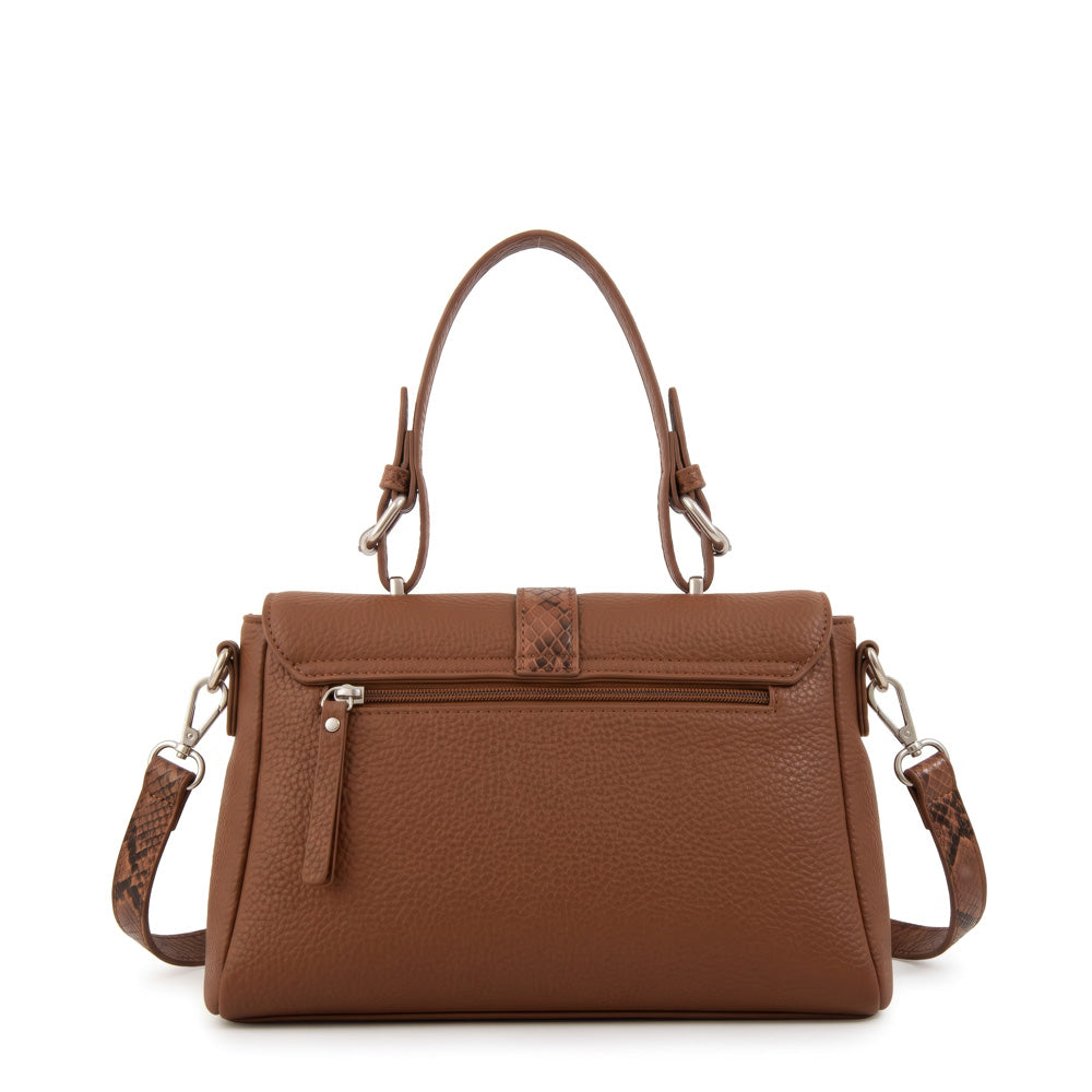 Cartera bandolera victorina mediana café