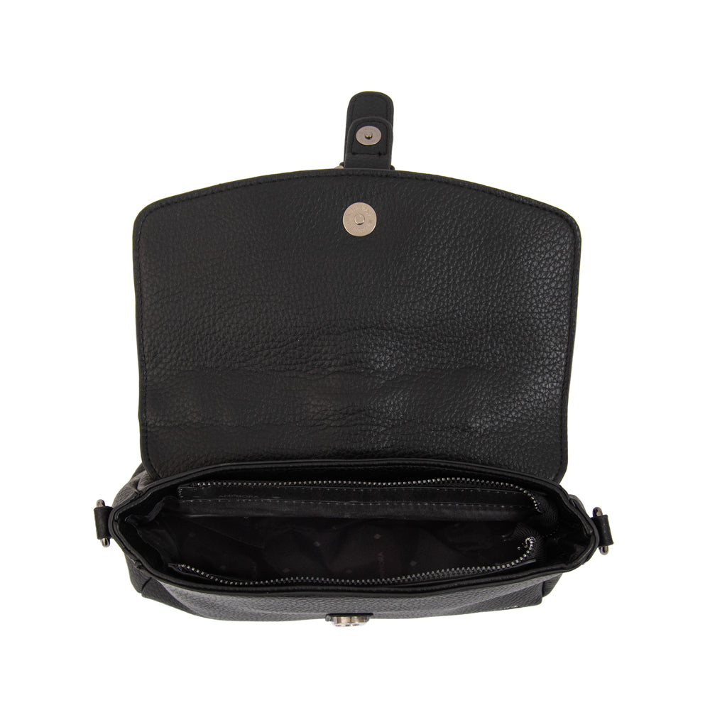 Cartera bandolera victorina mediana negro