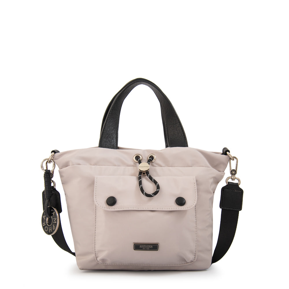 Cartera tote cyric pequeña beige