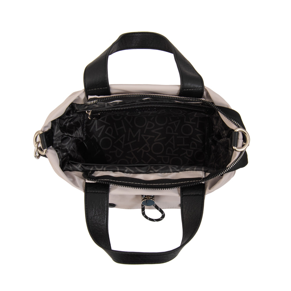 Cartera tote cyric pequeña beige