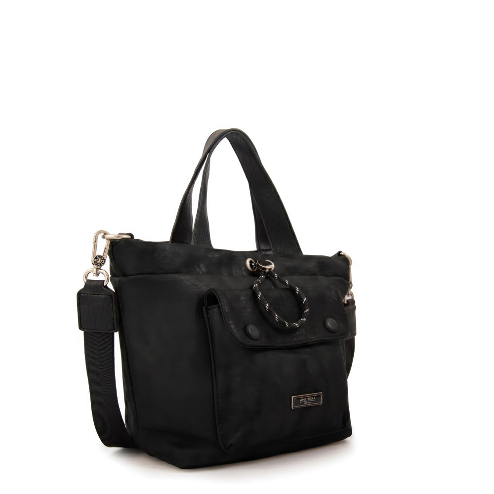 Cartera tote cyric pequeña negro