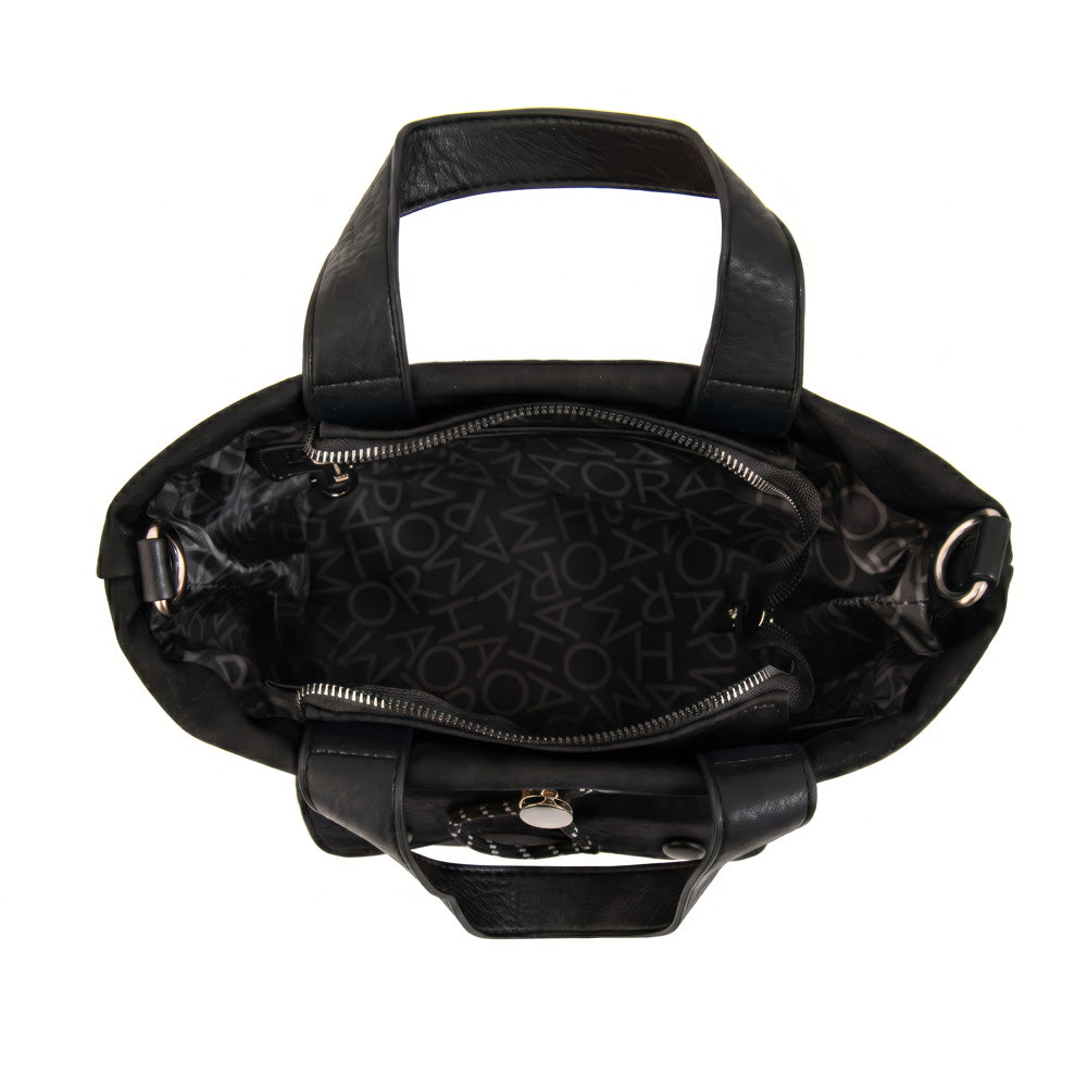 Cartera tote cyric pequeña negro