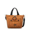 Cartera tote cyric pequeña camel