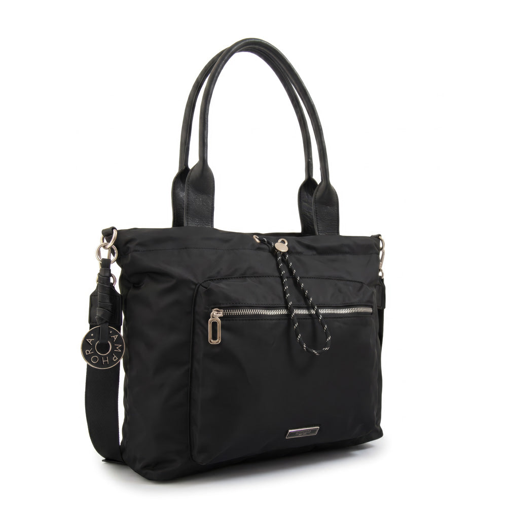Cartera tote porta notebook cyric negro