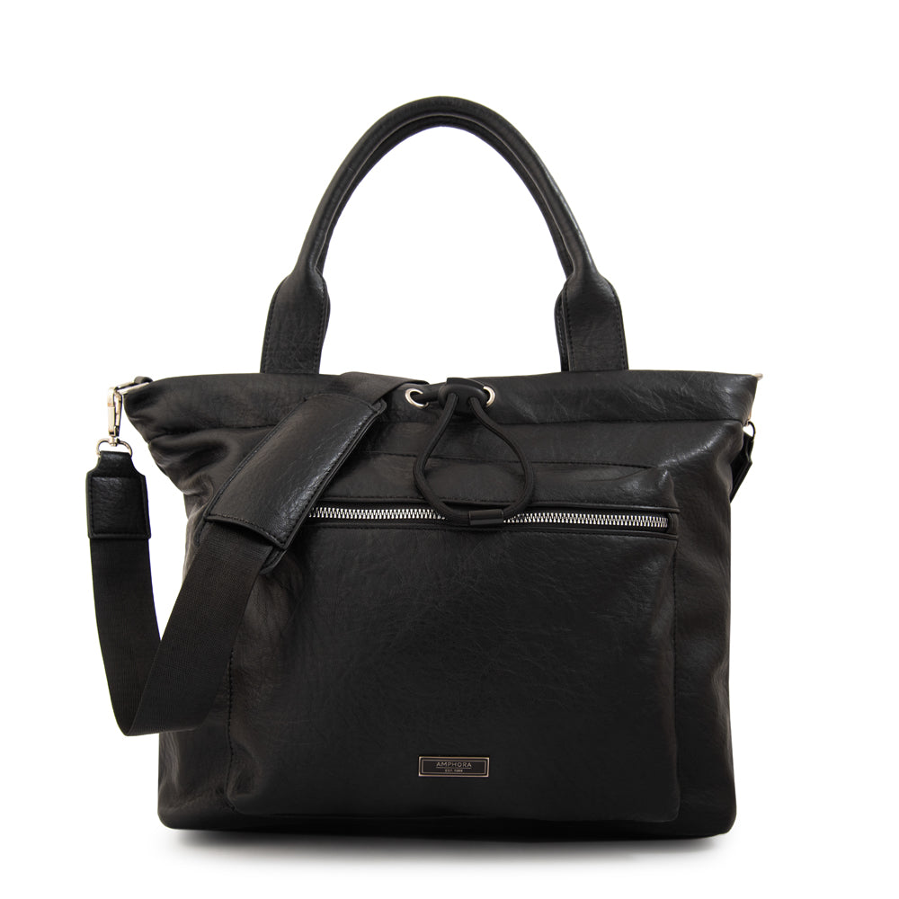 Cartera tote porta notebook cyric negro