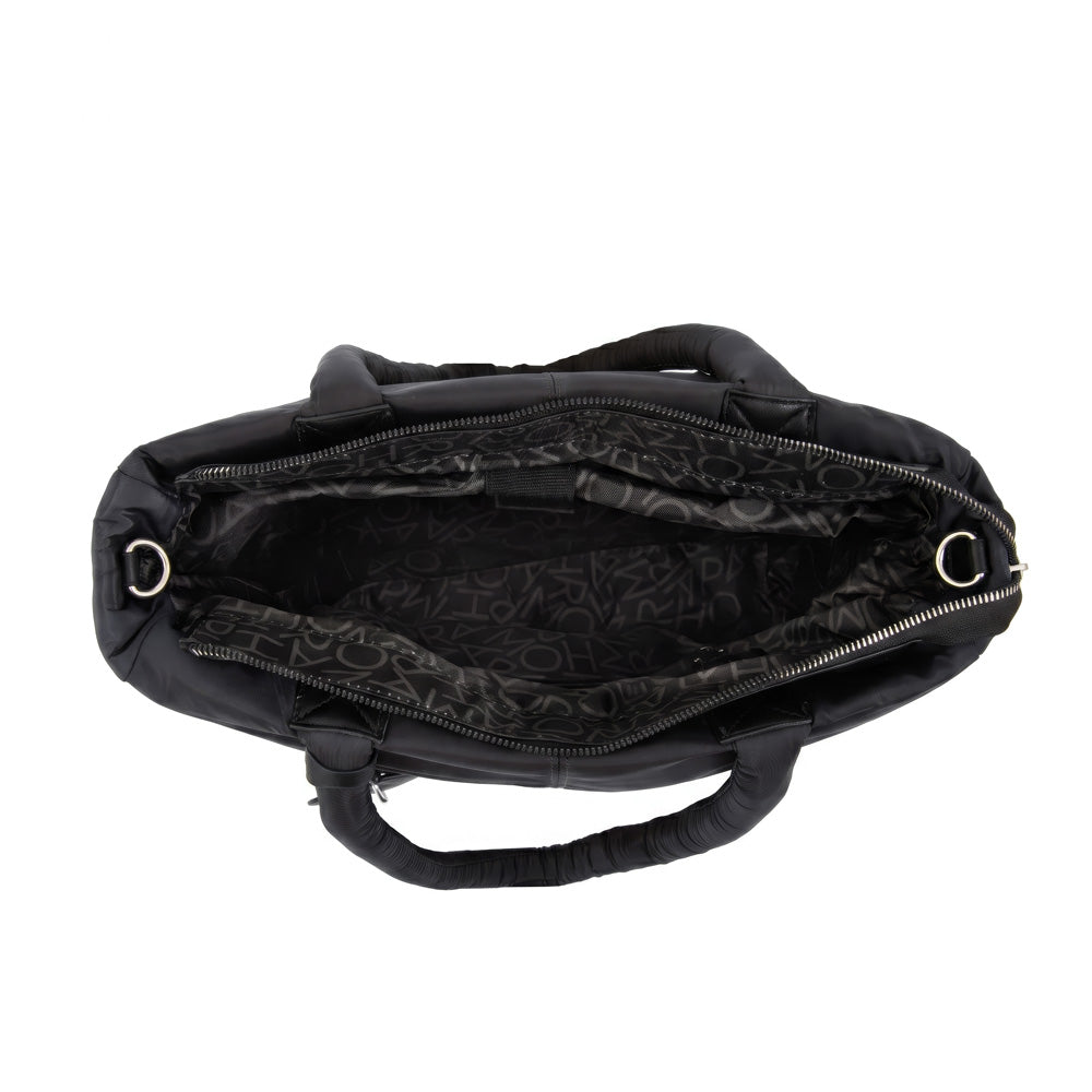 Cartera tote porta notebook luz negro