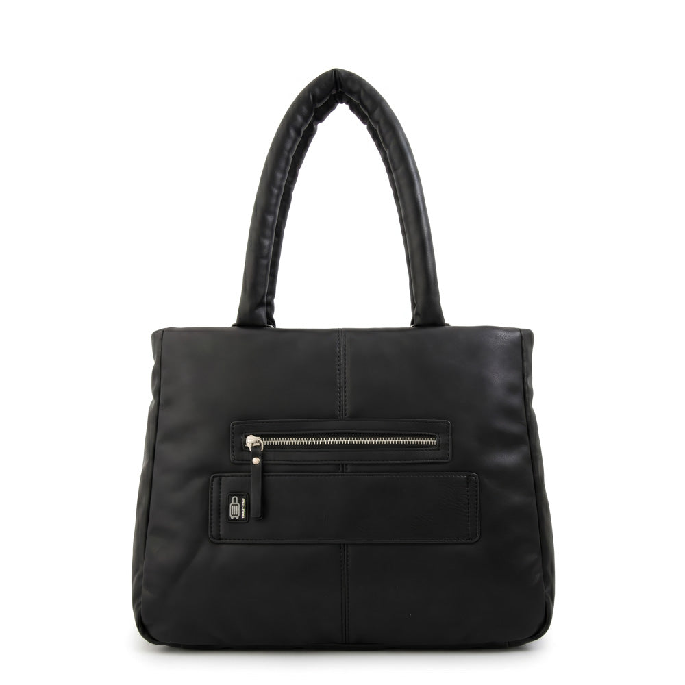 Cartera tote porta notebook luz negro