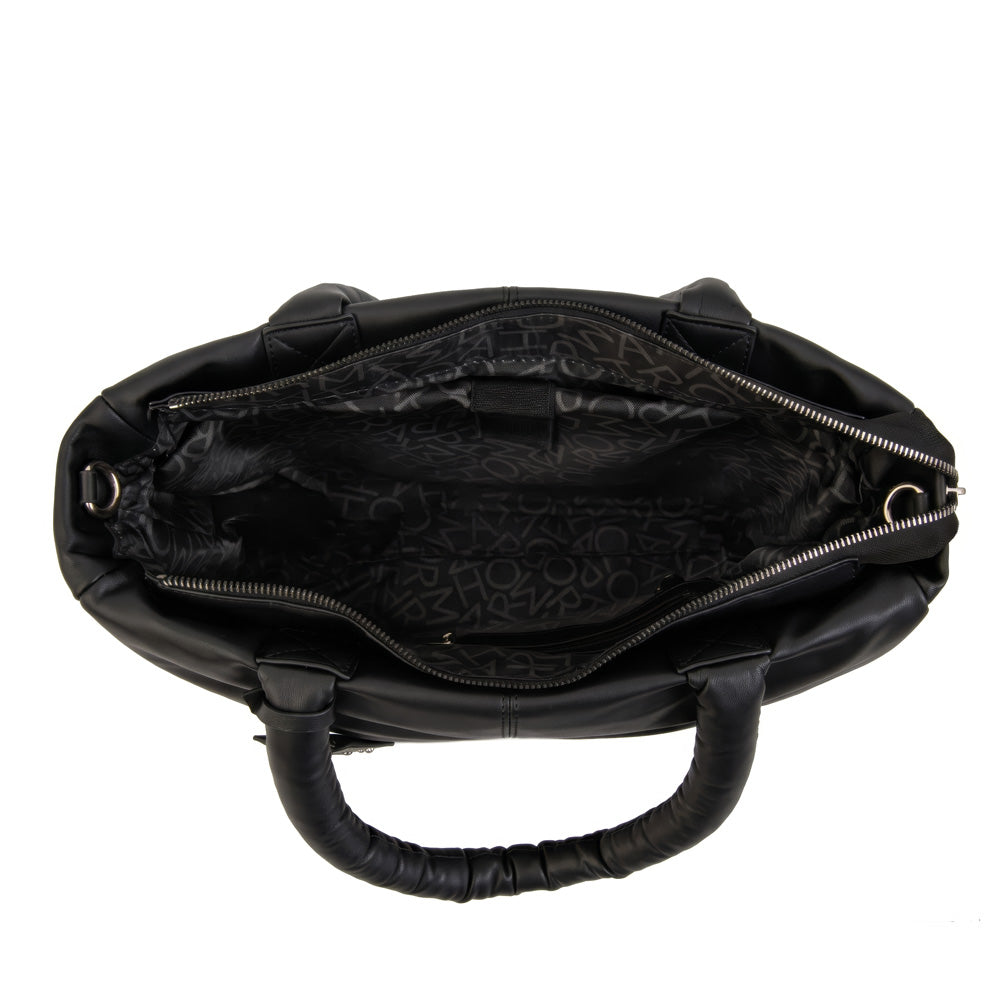 Cartera tote porta notebook luz negro