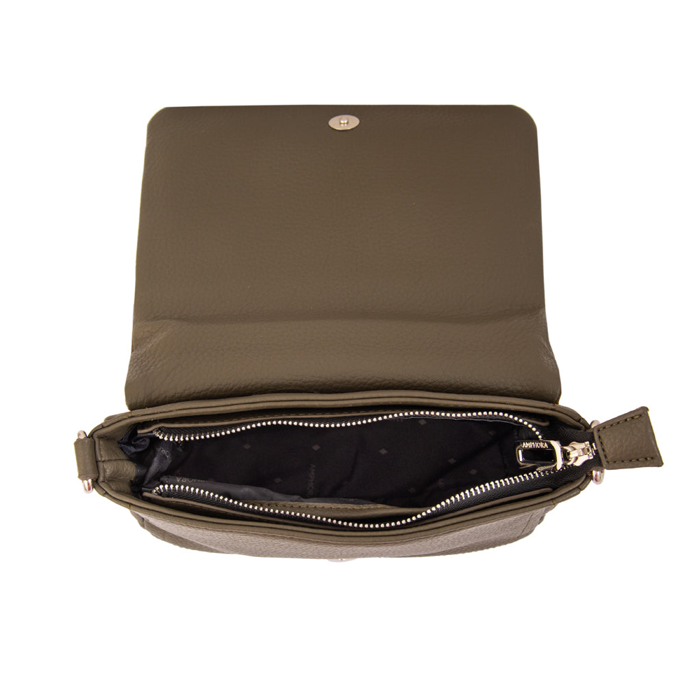 Cartera bandolera edith verde oliva