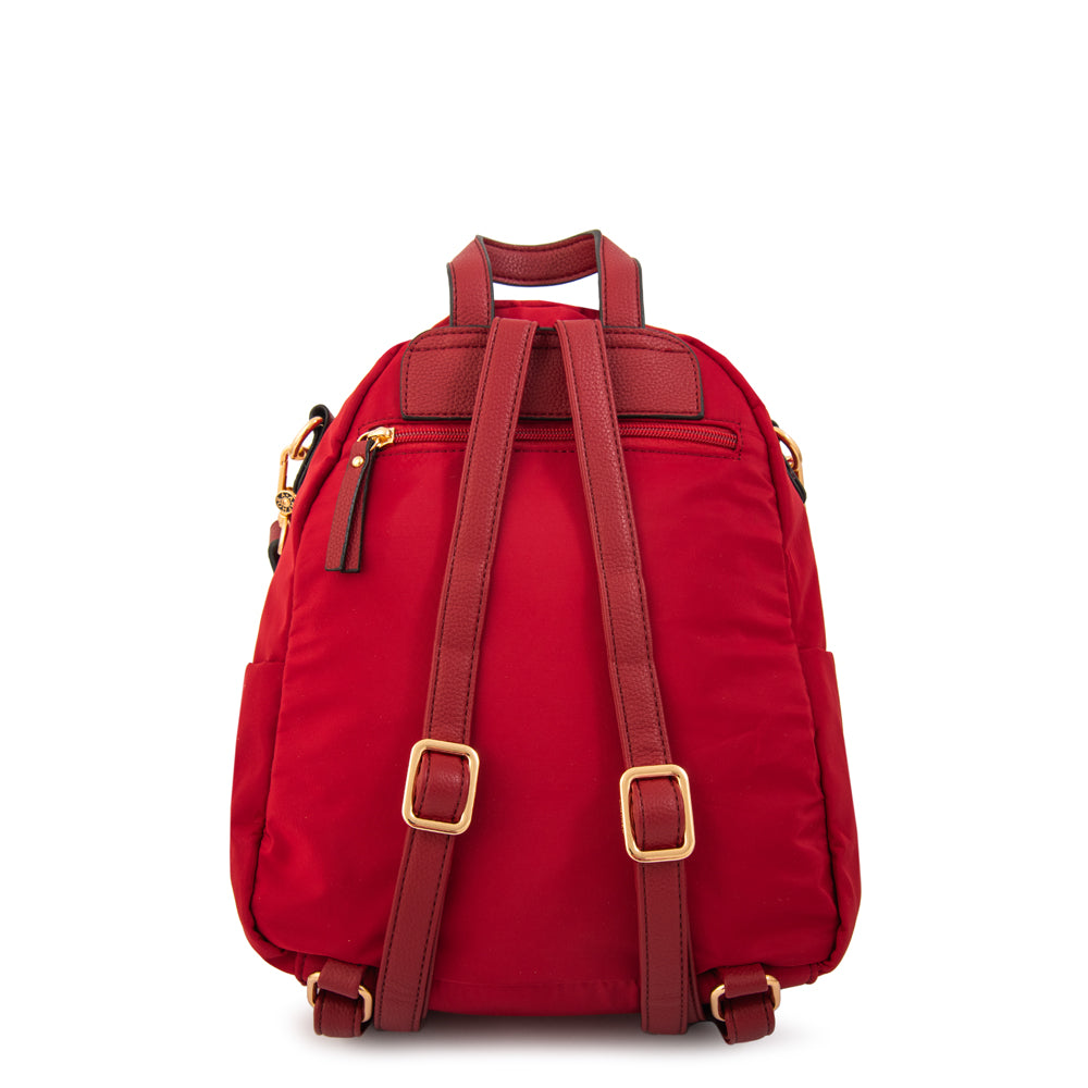 Mochila filomena rojo oscuro