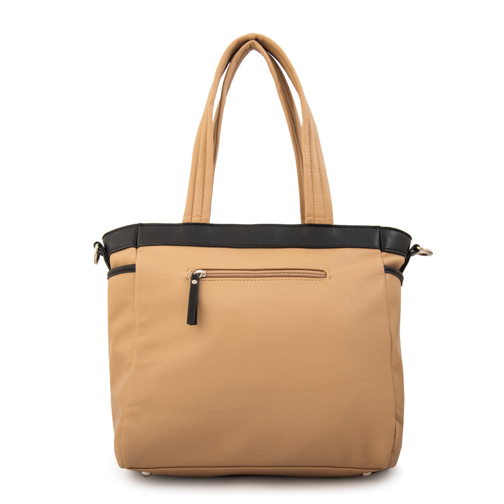 Cartera tote evany beige