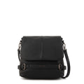 Cartera bandolera fiori pequeña negro
