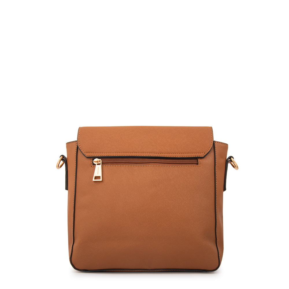 Cartera bandolera kirkli mediana café