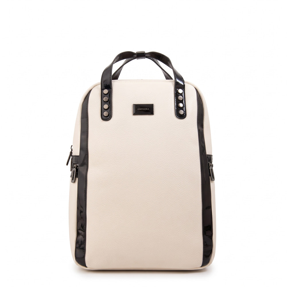 Mochila porta notebook myrtille blanco