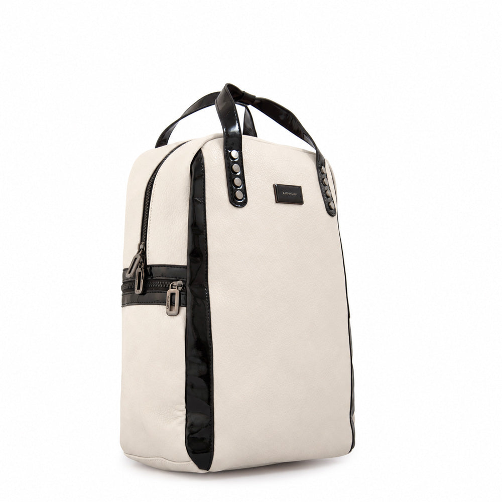 Mochila porta notebook myrtille blanco