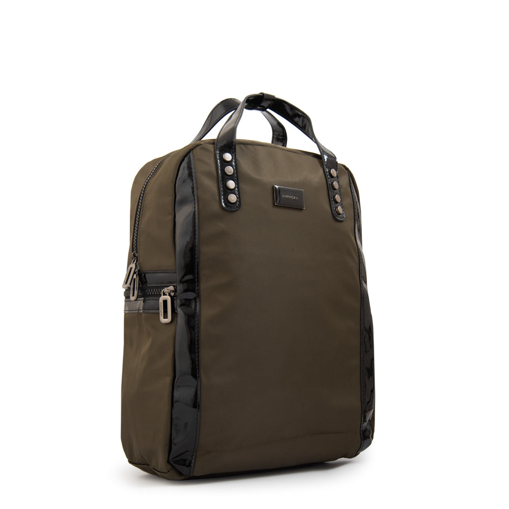 Mochila porta notebook myrtille verde oliva