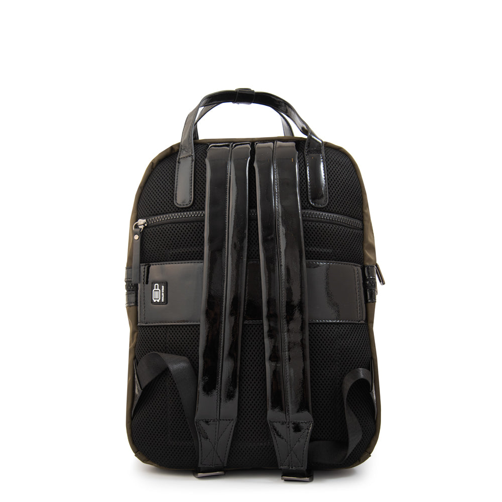 Mochila porta notebook myrtille verde oliva