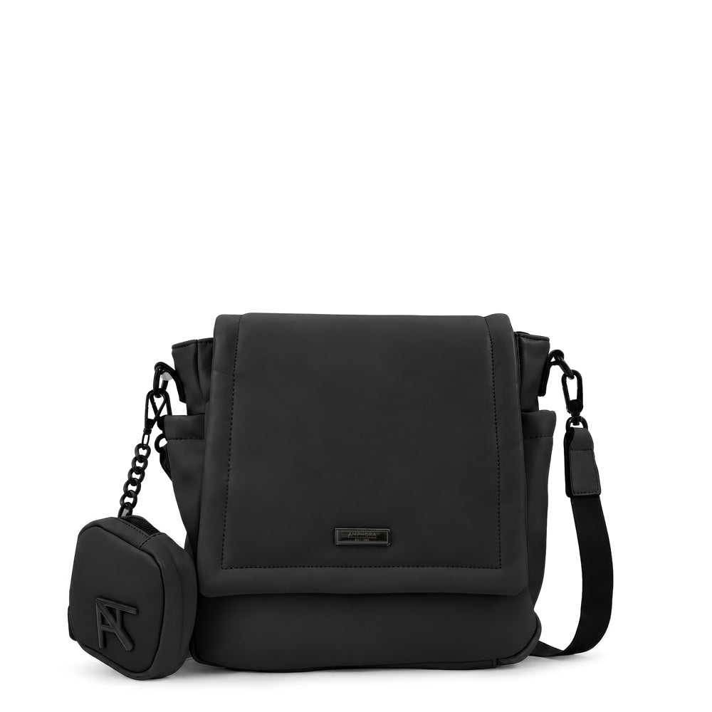 Cartera bandolera bogart mediana negro