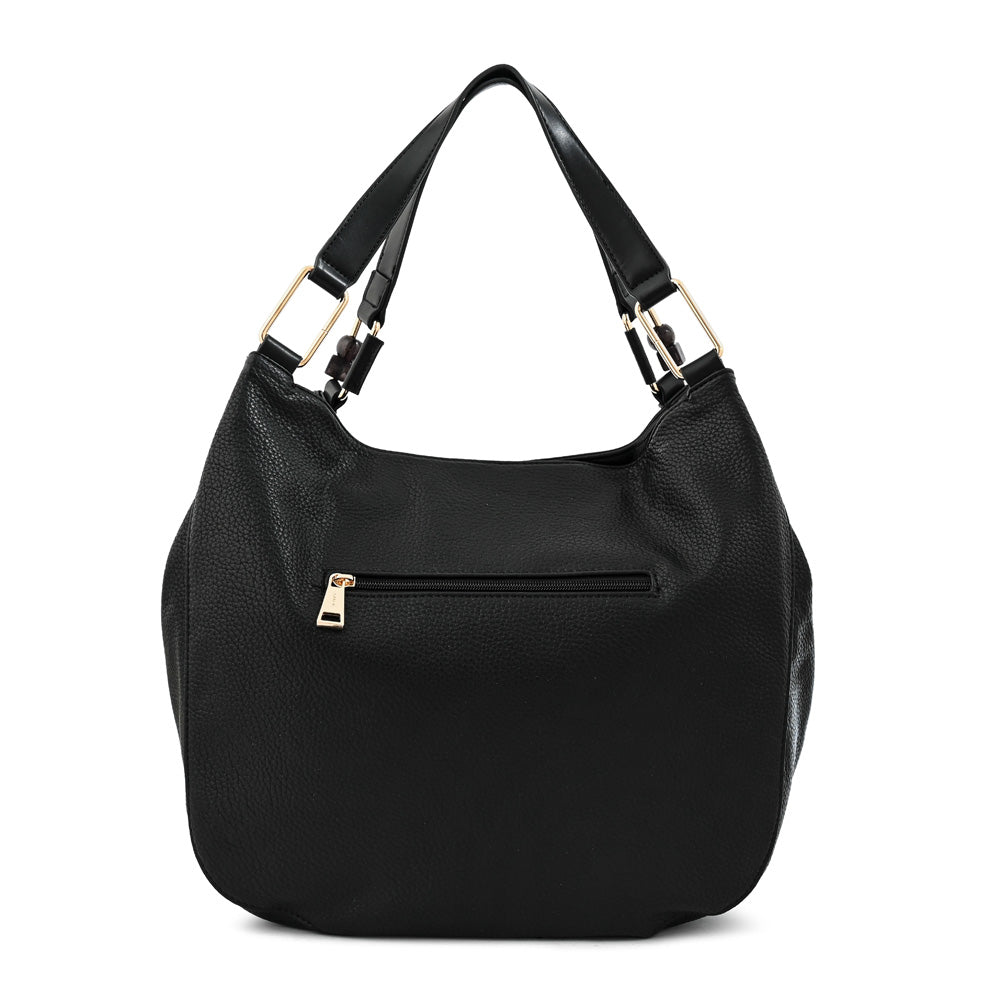 Cartera tote vermel grande negro