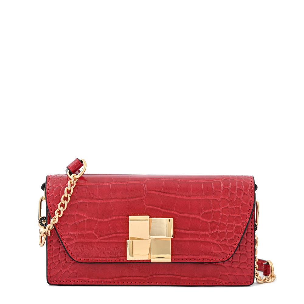 Cartera bandolera hera pequeña rojo