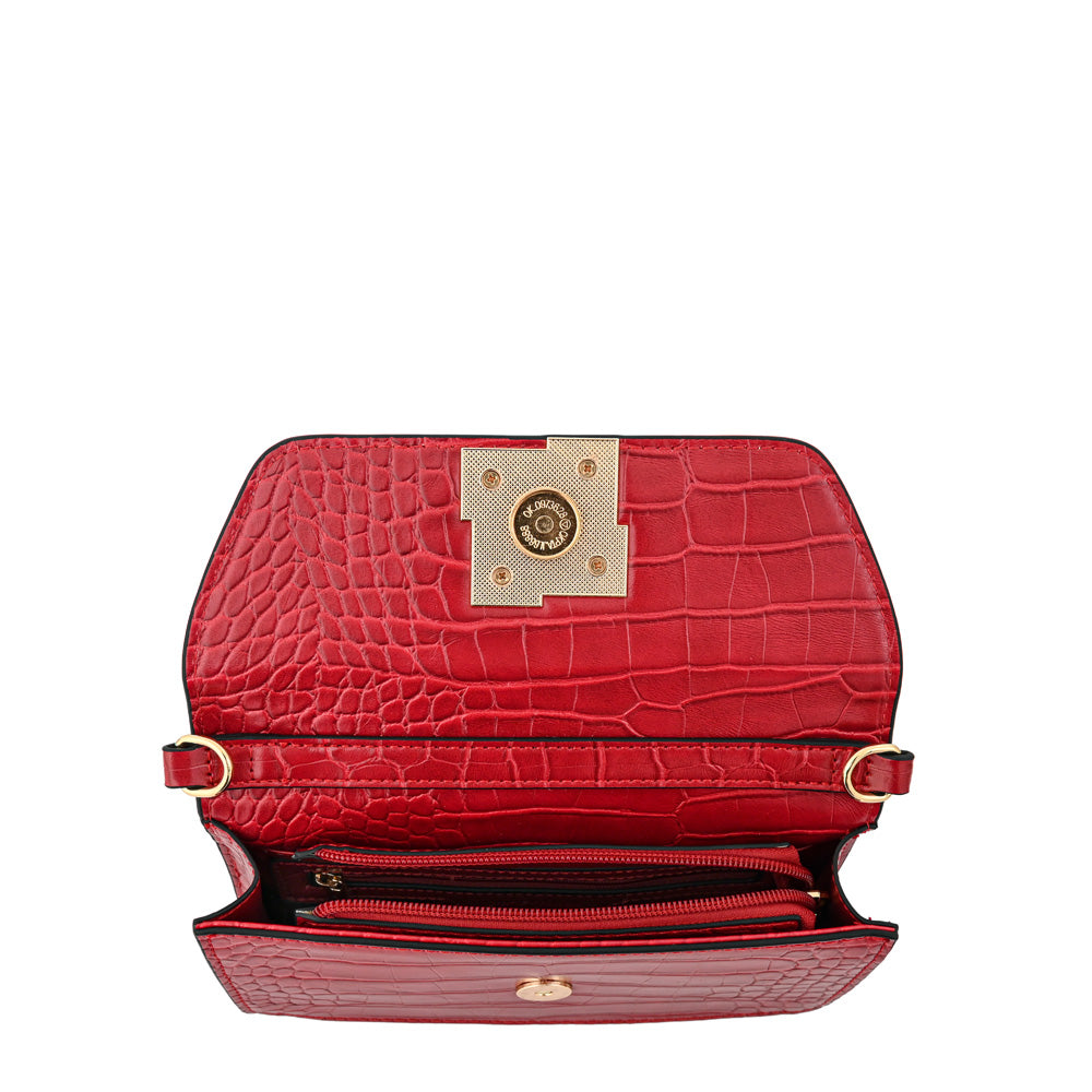 Cartera bandolera hera pequeña rojo