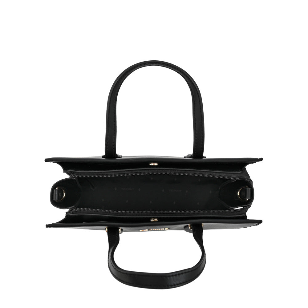 Cartera tote sarai mediana negro