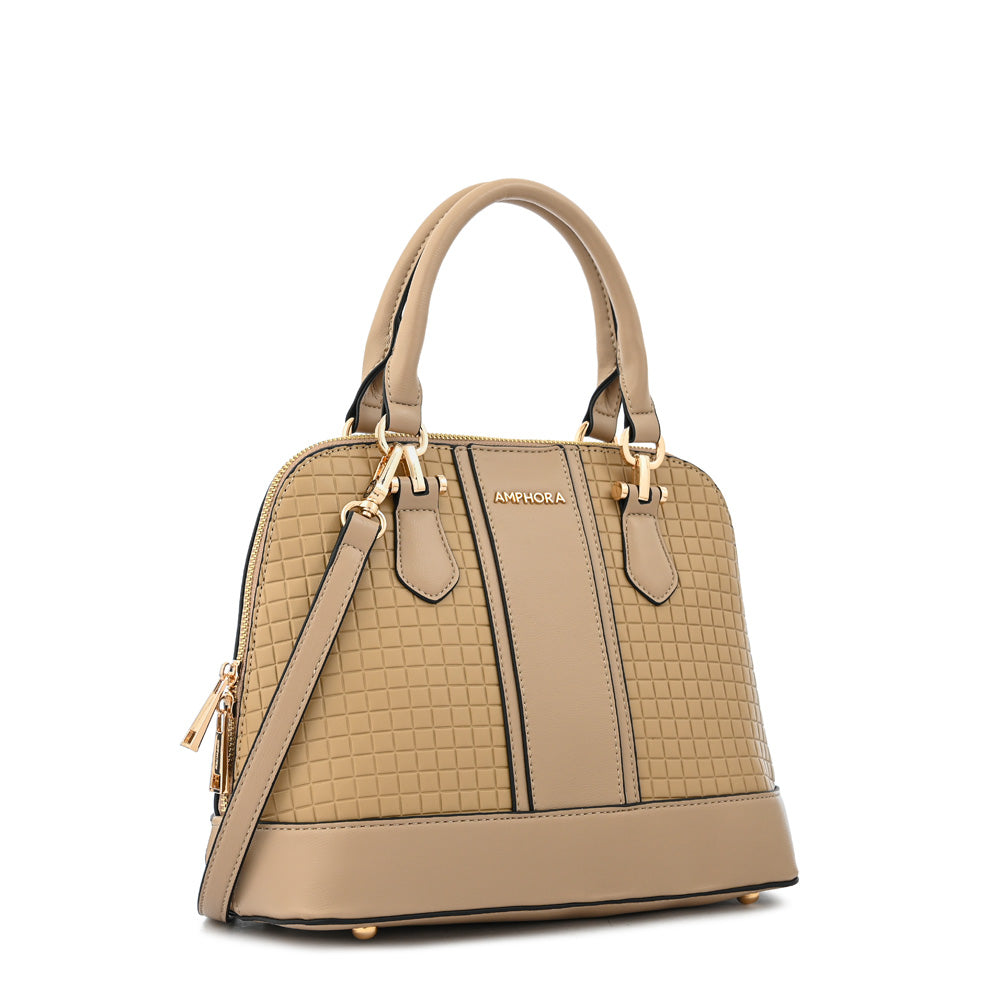 Cartera tote mediana ramona beige