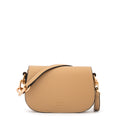 Cartera bandolera chiara mediana beige oscuro