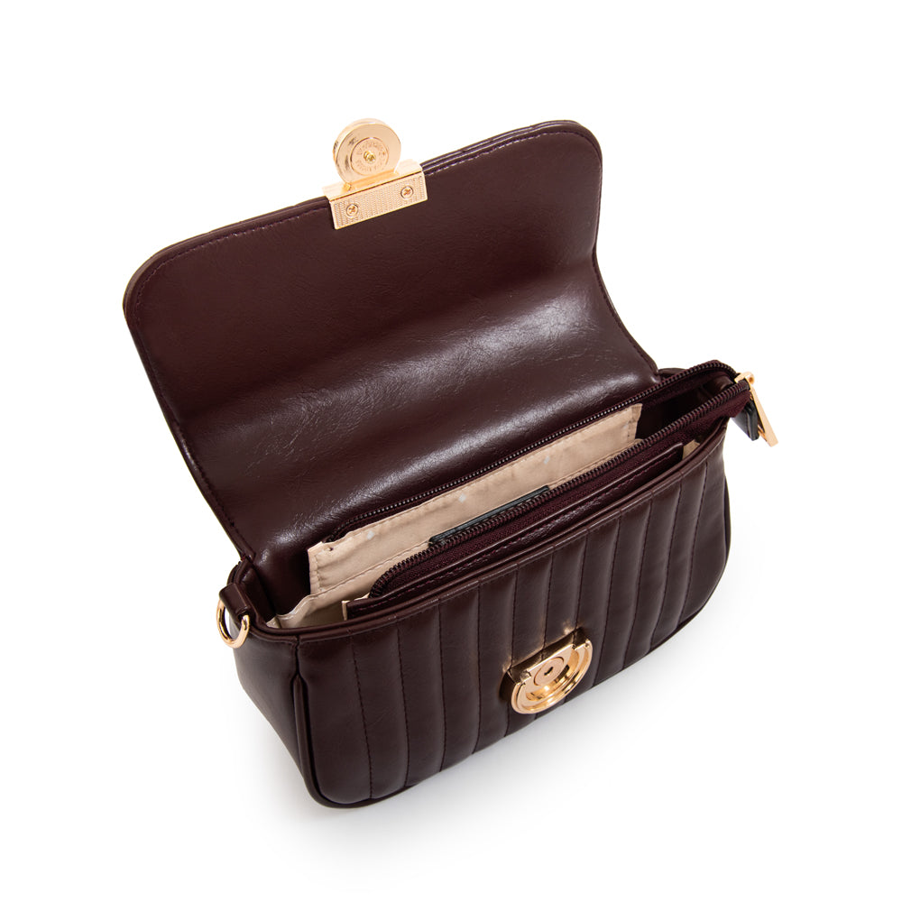 Cartera bandolera airla pequeña burdeo