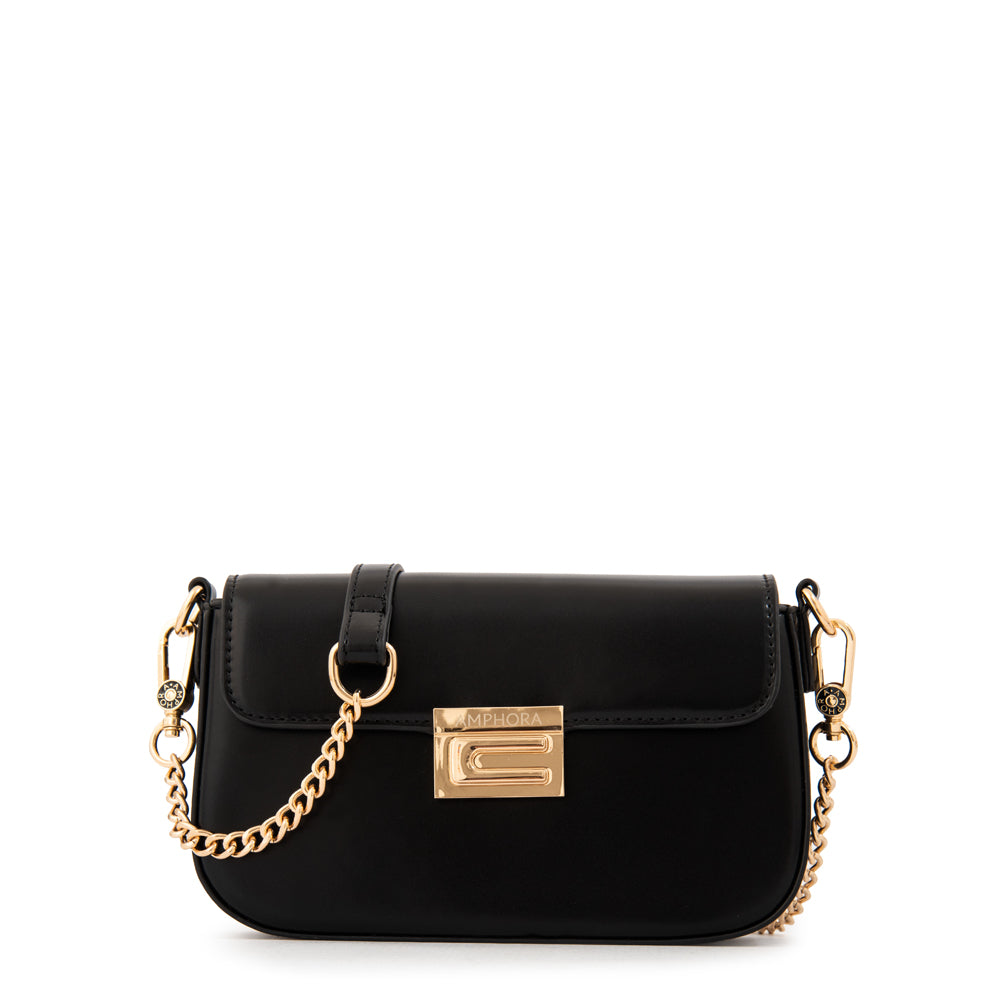 Cartera bandolera alba pequeña negro