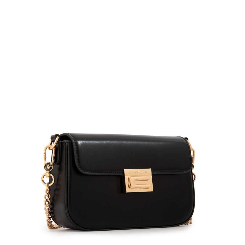 Cartera bandolera alba pequeña negro