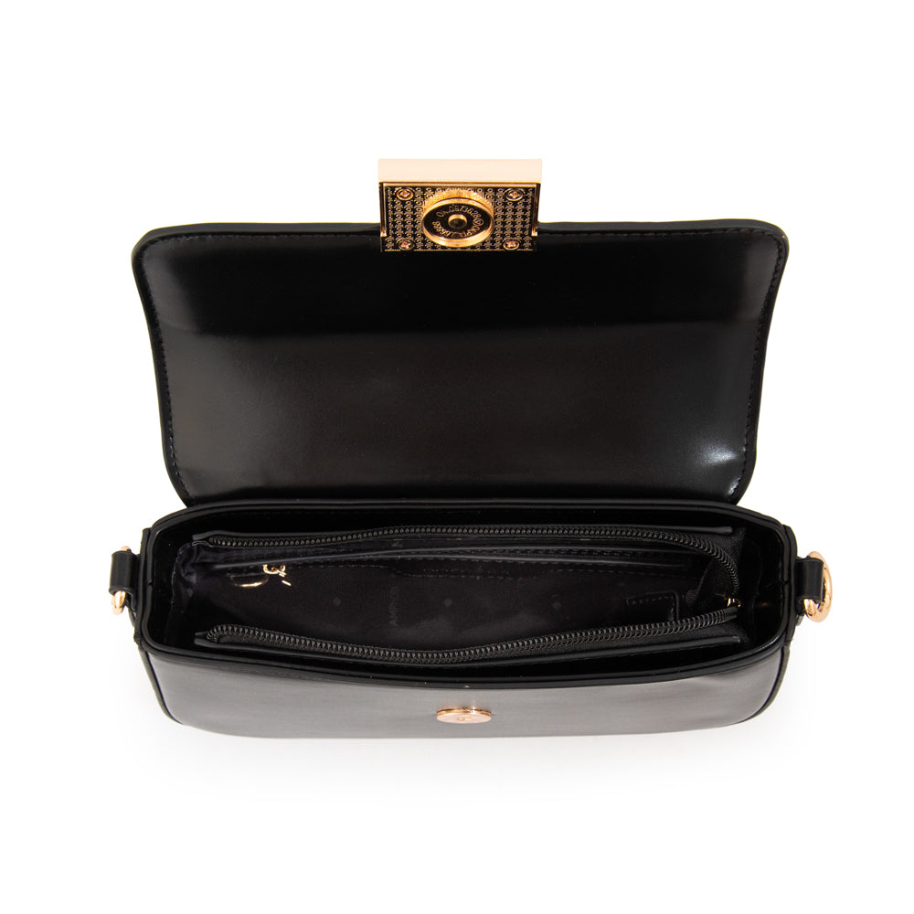 Cartera bandolera alba pequeña negro