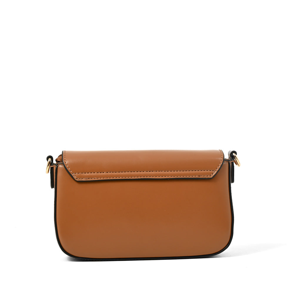 Cartera bandolera alba pequeña camel