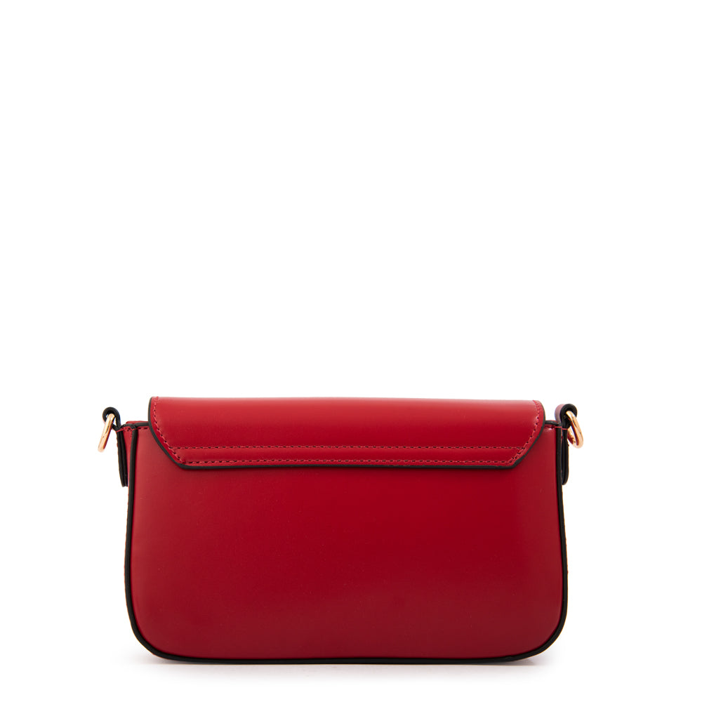 Cartera bandolera alba pequeña rojo